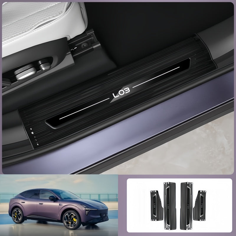 Stainless Steel Door Sill Scuff Plate for Xpeng L03