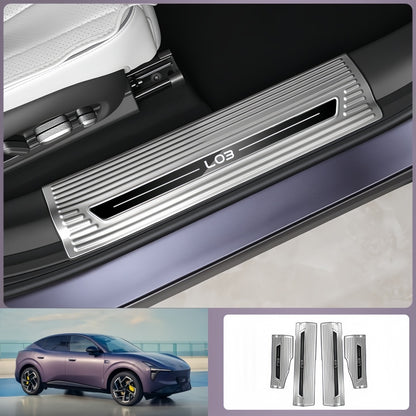 Stainless Steel Door Sill Scuff Plate for Xpeng L03