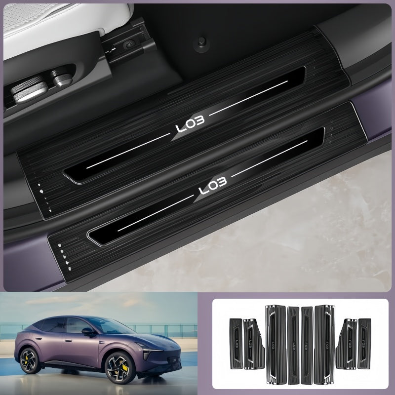 Stainless Steel Door Sill Scuff Plate for Xpeng L03