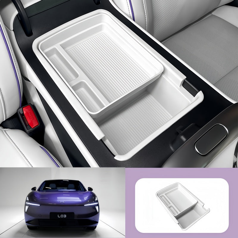 TPE Armrest Storage Box for Xpeng L03