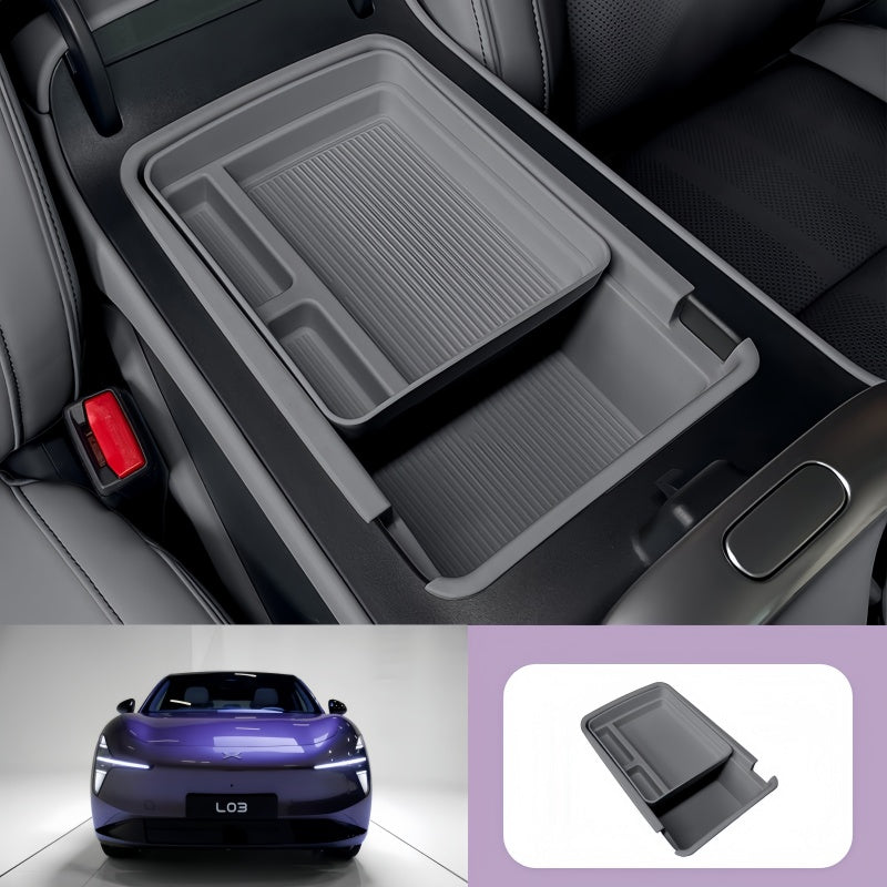 TPE Armrest Storage Box for Xpeng L03