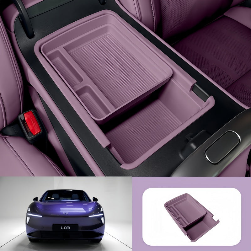 TPE Armrest Storage Box for Xpeng L03