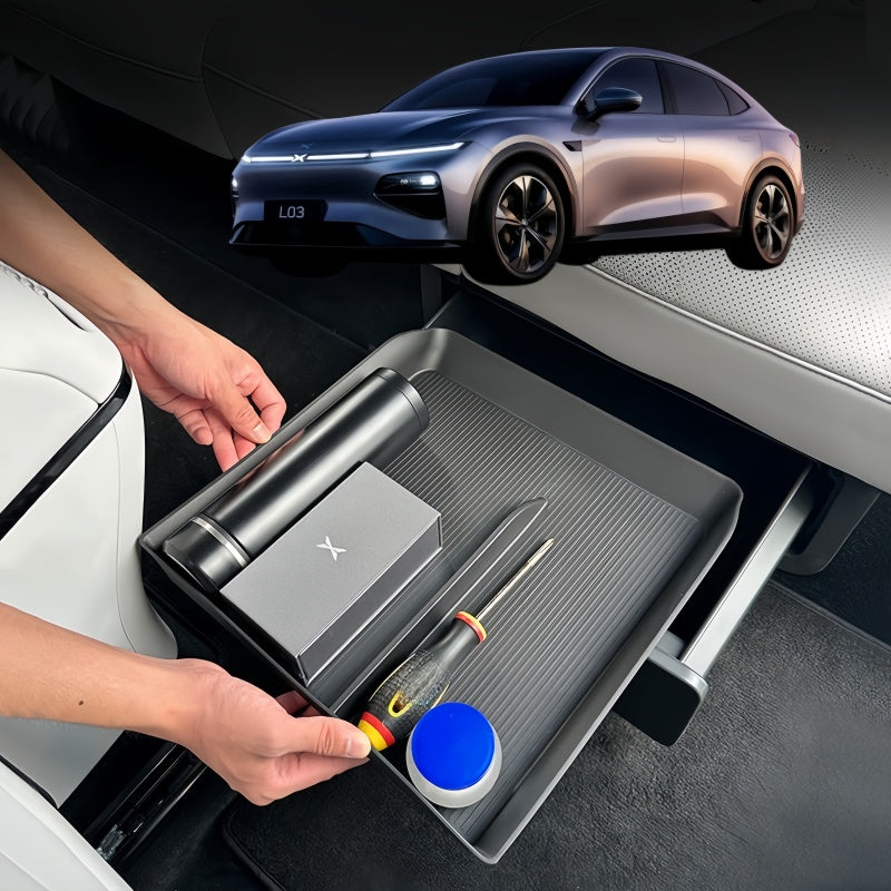 Under‑Seat Drawer Storage Silicone Mat for Xpeng L03