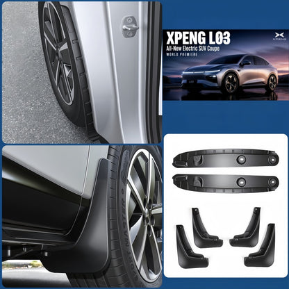 Rear Wheel Arch Mud Flaps for Xpeng L03