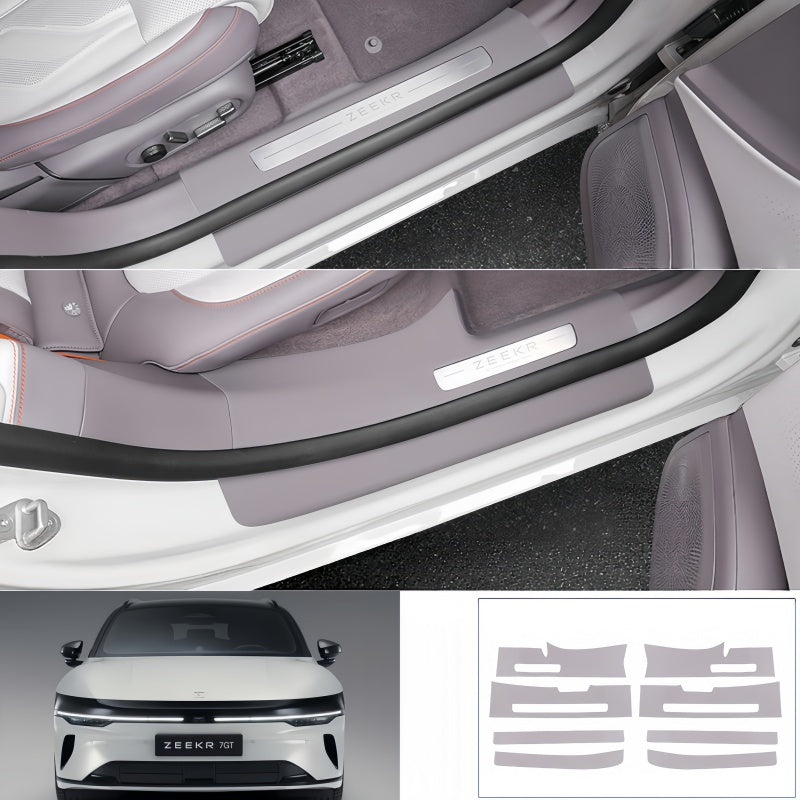 Leather Door Sill Protector for 2026 Zeekr 7GT