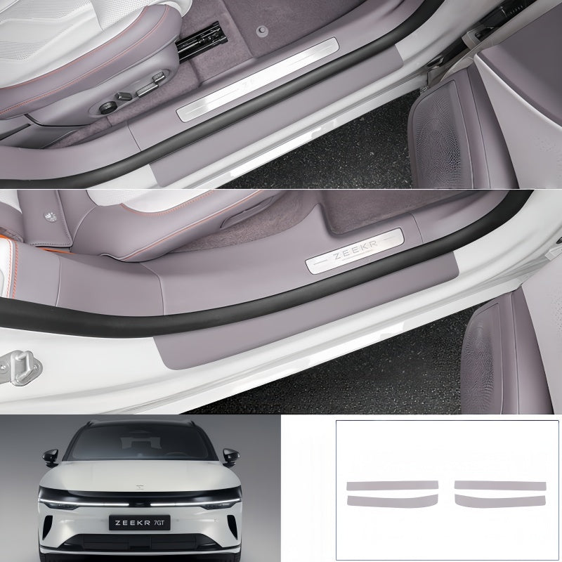 Leather Door Sill Protector for 2026 Zeekr 7GT