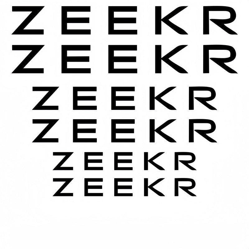 Zeekr Caliper Cover Decals - NICE EVS