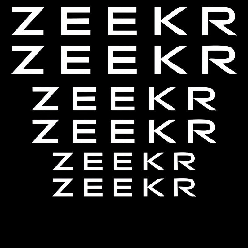 Zeekr Caliper Cover Decals - NICE EVS
