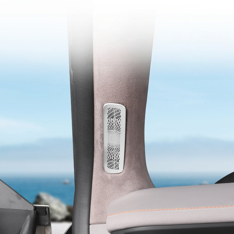 Stainless Steel A‑Pillar Air Vent Cover for Zeekr 7GT