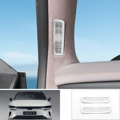 Stainless Steel A‑Pillar Air Vent Cover for Zeekr 7GT