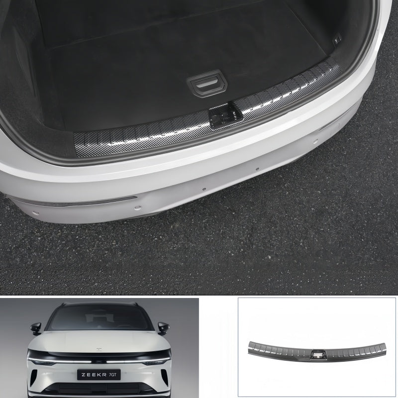 ABS Carbon‑Fiber Door Sill Protector Trim for Zeekr 7GT