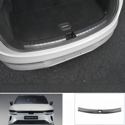 ABS Carbon‑Fiber Door Sill Protector Trim for Zeekr 7GT