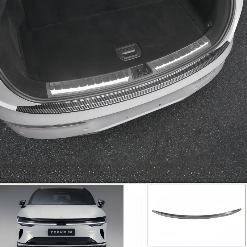 ABS Carbon‑Fiber Door Sill Protector Trim for Zeekr 7GT