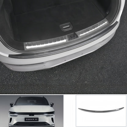 ABS Carbon‑Fiber Door Sill Protector Trim for Zeekr 7GT