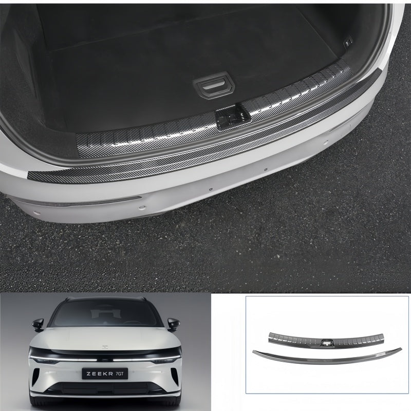 ABS Carbon‑Fiber Door Sill Protector Trim for Zeekr 7GT