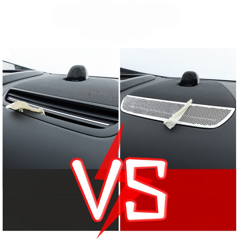 Stainless Steel Dashboard Air Vent Grill Cover for Zeekr 7GT
