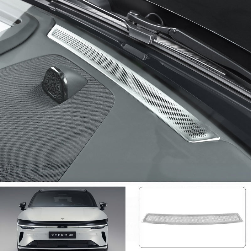 Stainless Steel Dashboard Air Vent Grill Cover for Zeekr 7GT