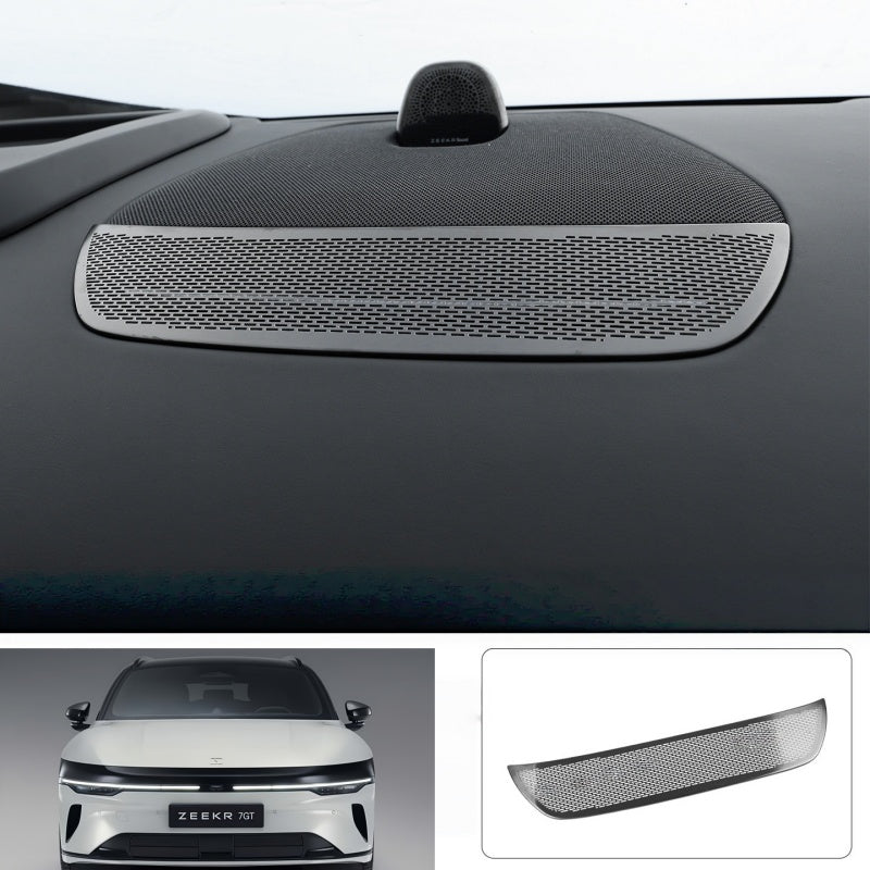 Stainless Steel Dashboard Air Vent Grill Cover for Zeekr 7GT