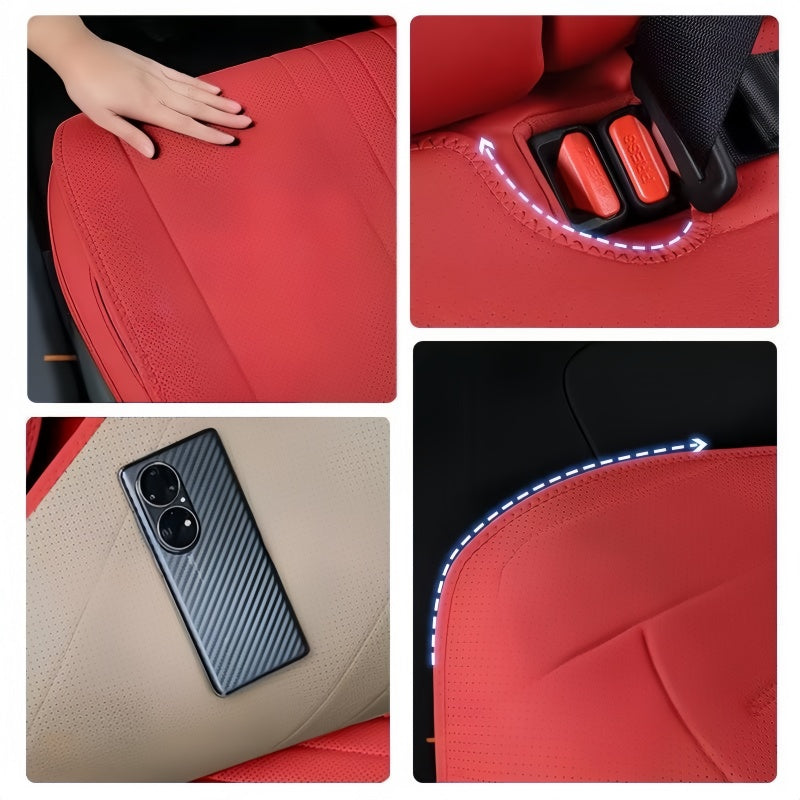 Semi‑Custom Breathable Nappa Leather Seat Covers for Zeekr 7GT