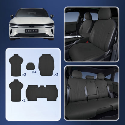 Semi‑Custom Breathable Nappa Leather Seat Covers for Zeekr 7GT