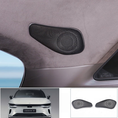 Stainless Steel Trunk Speaker Grill Cover for Zeekr 7GT