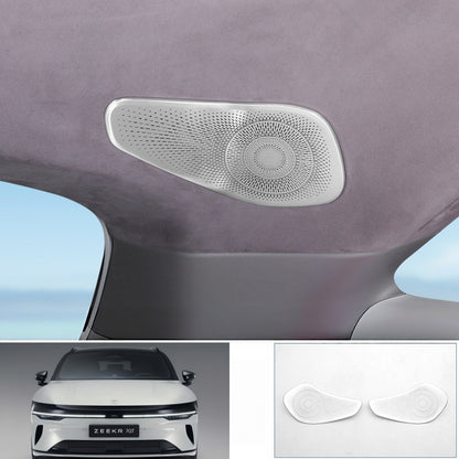 Stainless Steel Trunk Speaker Grill Cover for Zeekr 7GT