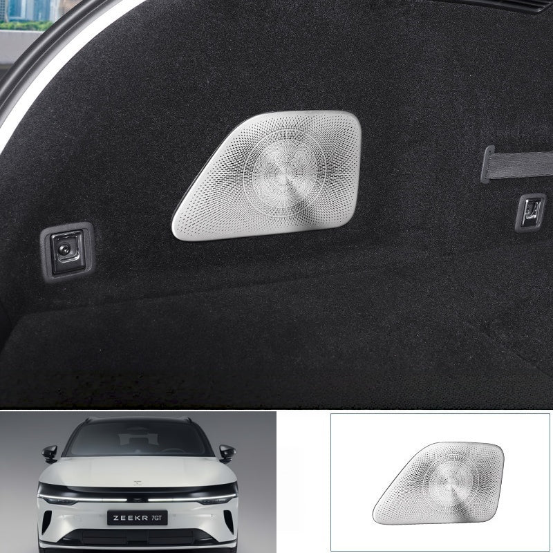 Stainless Steel Trunk Speaker Grill Cover for Zeekr 7GT