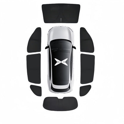 Zero‑light Suction Cup Window Privacy Sun Shades for Xpeng EV - NICE EVS